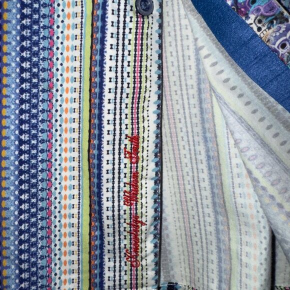 Robert Graham Men's Multicolor Long Sleeve Shirt – Size XL - Picture 7 of 16